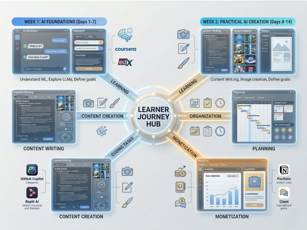 30 day ai learning roadmap for complete beginners AI Tools for Beginners in 2026: The Only Guide You Need to Start, Learn, and Grow