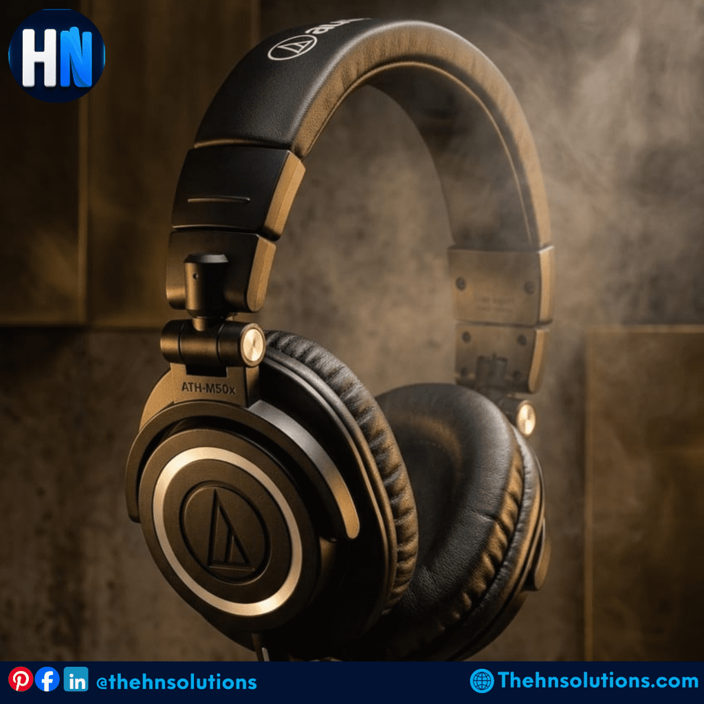 Audio-Technica ATH-M50X Studio Monitor Headphones – Black