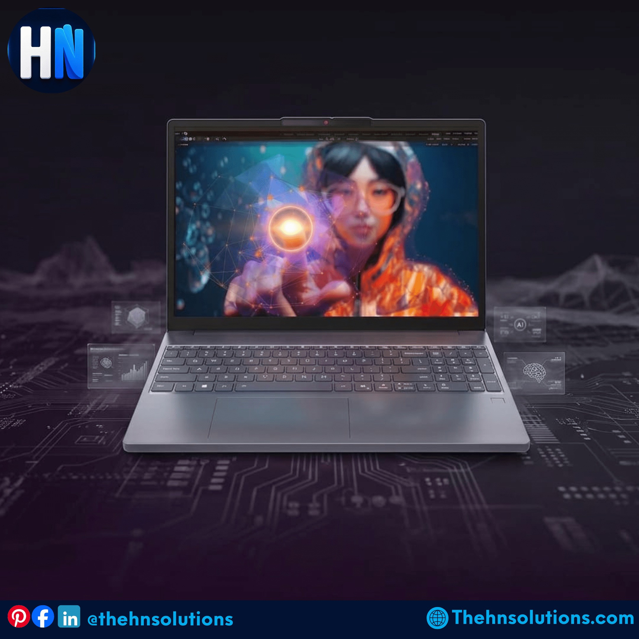 HP Ultrabook Laptop 16GB RAM 256GB SSD Intel AI – Windows 11