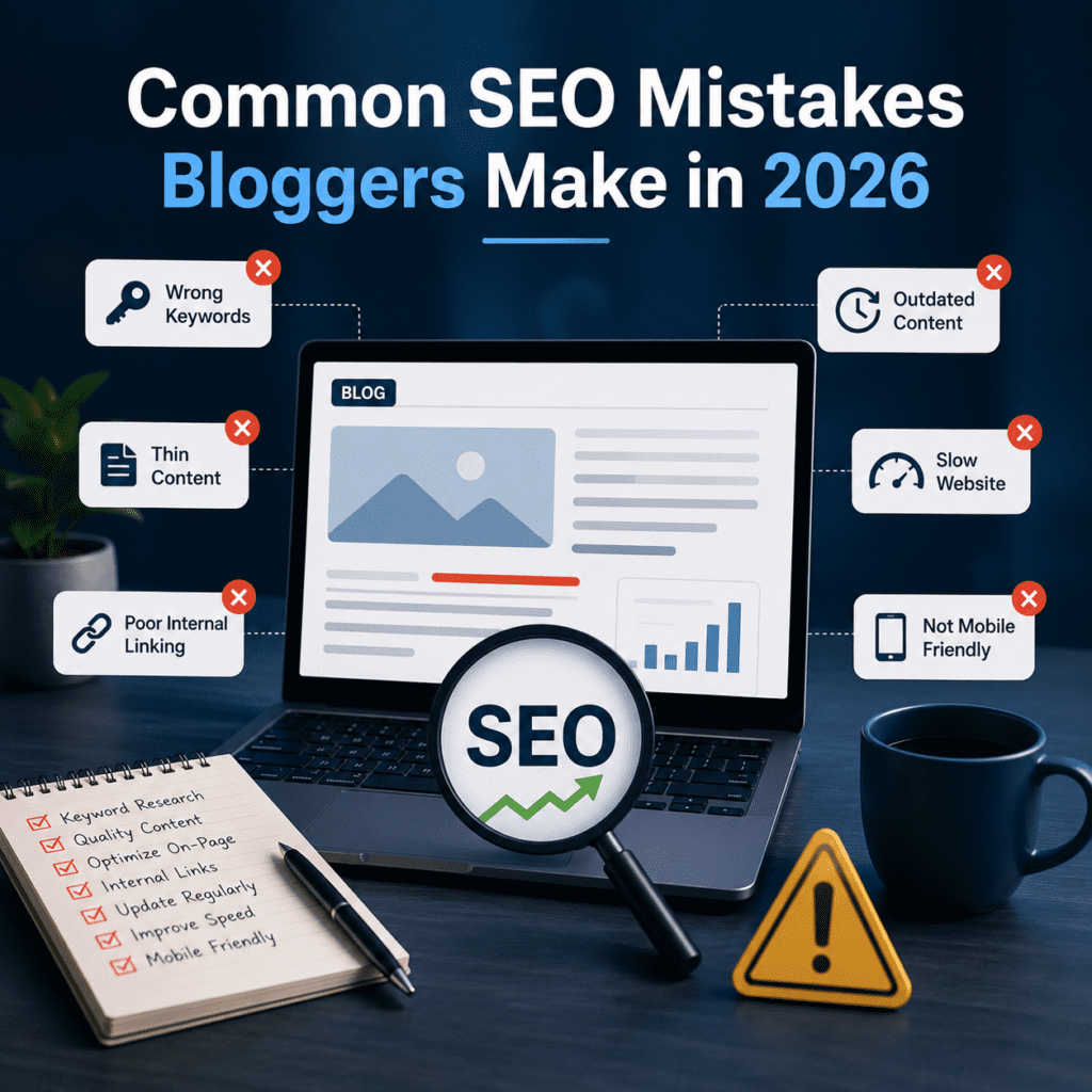 common seo mistakes bloggers make in 2026