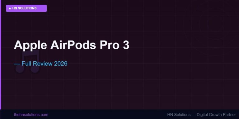 Apple AirPods Pro 3 — Noise Cancelling Earbuds with Heart Rate & Live Translation