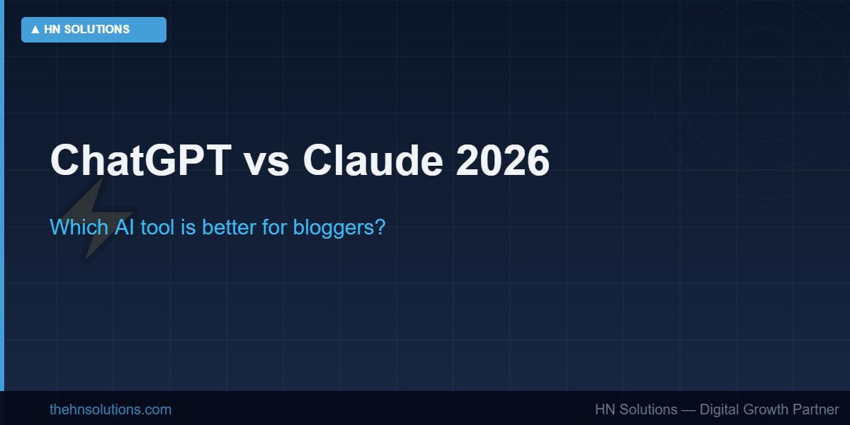 ChatGPT vs Claude — which AI is better for bloggers 2026