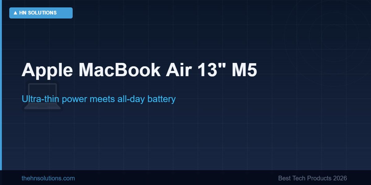 Apple MacBook Air 13 M5 2026 ultra-thin powerful laptop