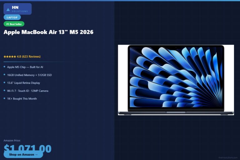 Apple 2026 MacBook Air 13-inch with M5 Chip