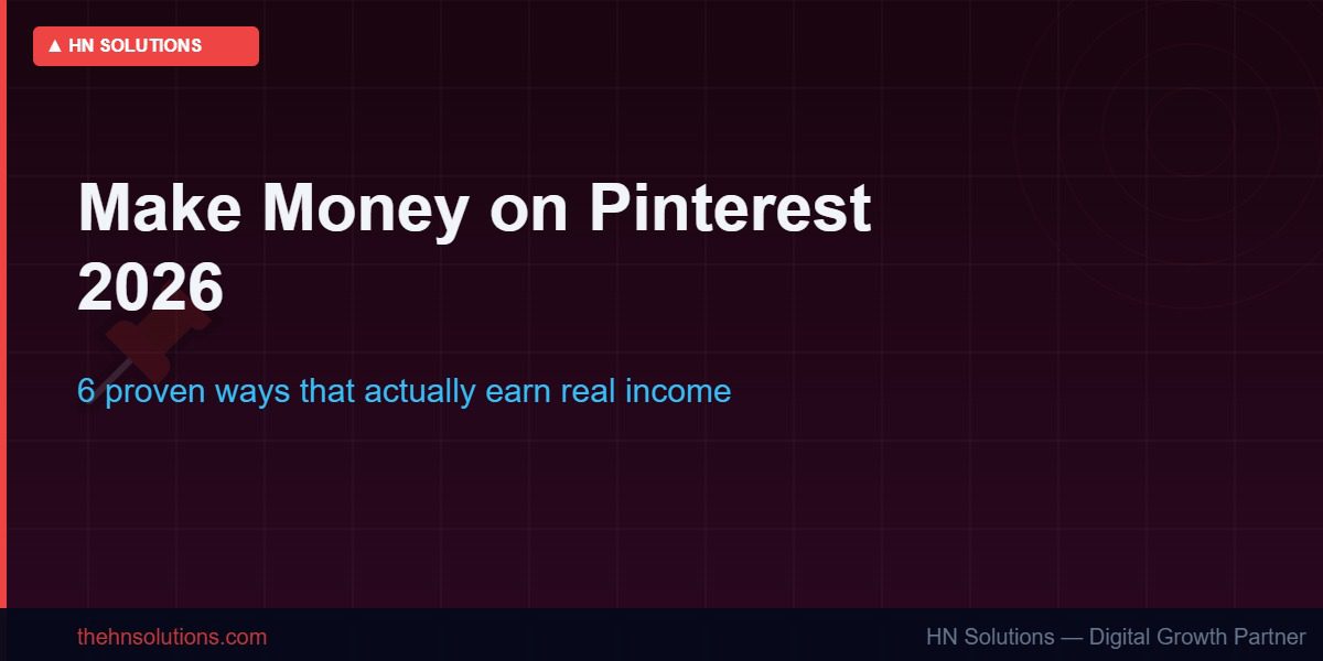 How to make money on Pinterest in 2026 — 6 proven strategies