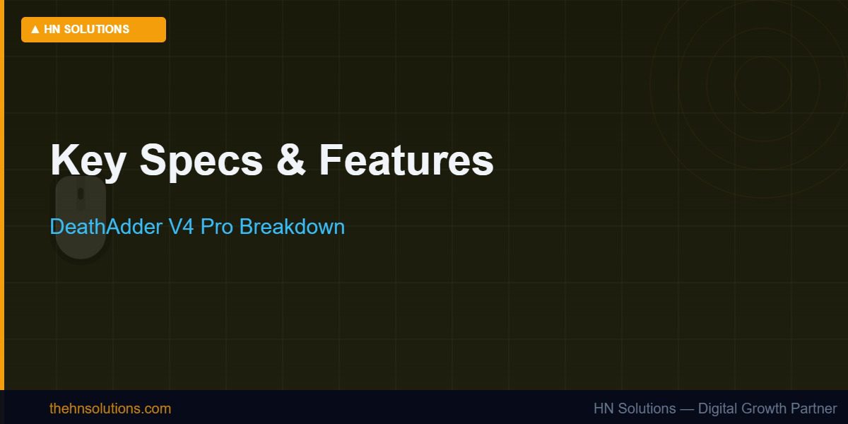 Razer DeathAdder V4 Pro specs and features breakdown