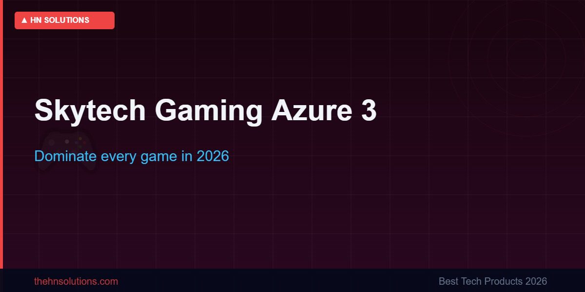 Skytech Gaming Azure 3 PC 2026 best gaming desktop review