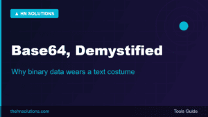 Base64 Explained: What It Is, Where You Meet It, and Why It Is Not Security