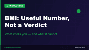 BMI Explained: What Your Number Means, When It Lies, and How to Use It