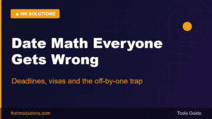 Days Between Dates: Deadline Math, the Off-by-One Trap, and Working Days