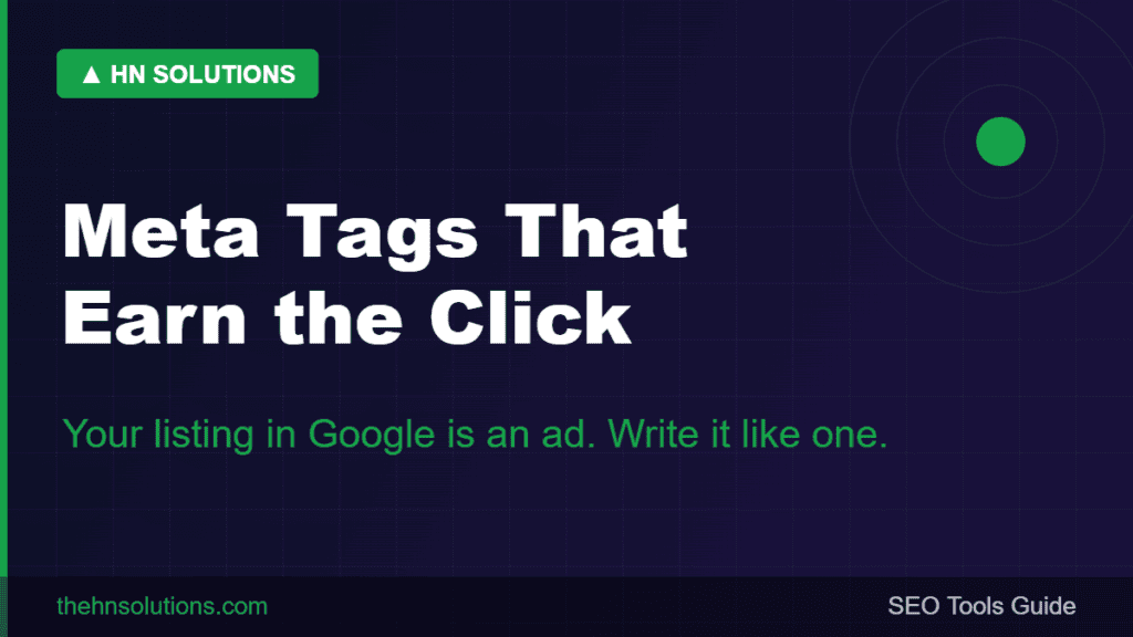 Meta Tags That Win the Click