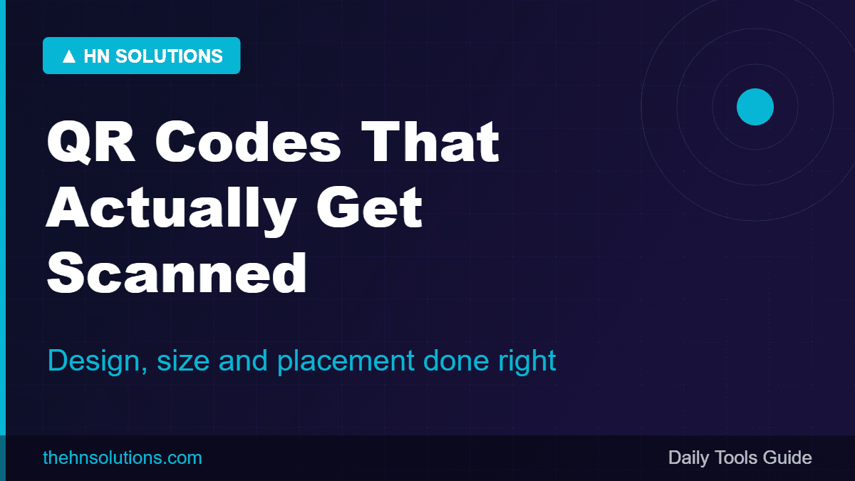 QR Code Guide: How to Create Codes That Never Expire and Always Scan