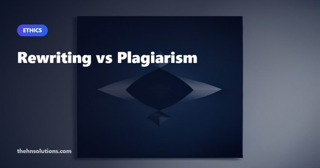 Paraphrasing Tools: Where Rewriting Becomes Plagiarism