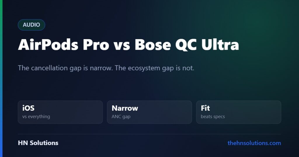 AirPods Pro vs Bose QuietComfort Ultra: Buy the One That Matches Your Phone