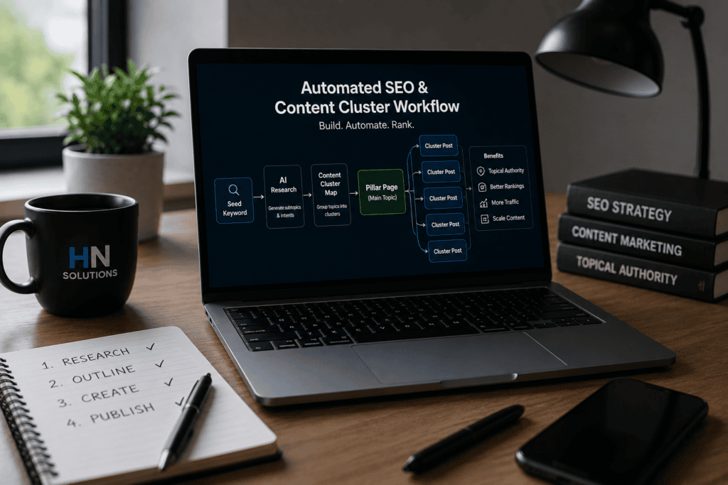 How to Build an Automated SEO & Content Cluster Workflow Using Free AI Tools