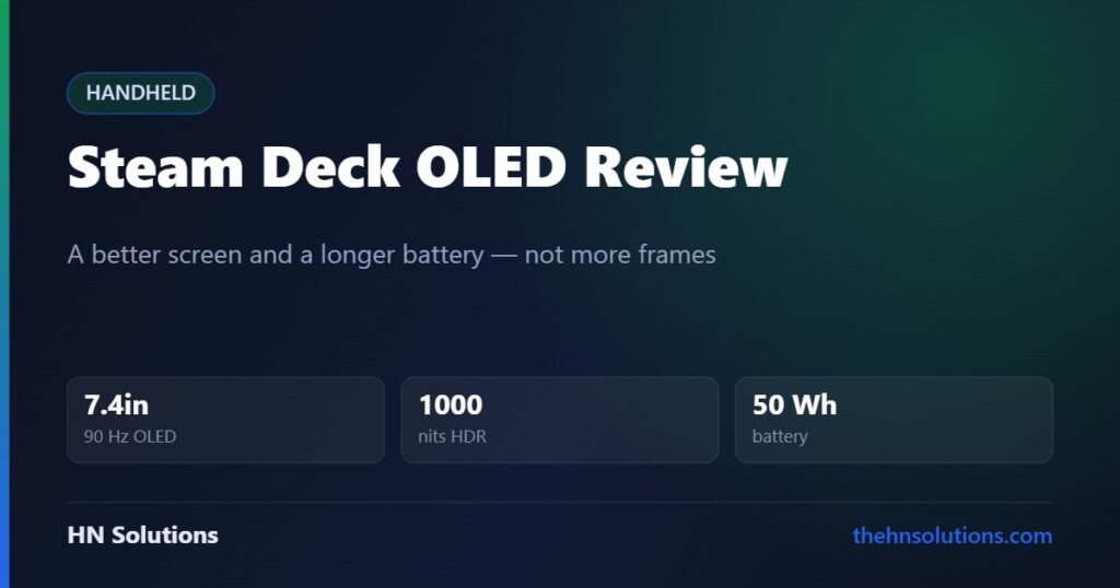Steam Deck OLED Review: A Better Screen, Not a Faster Chip