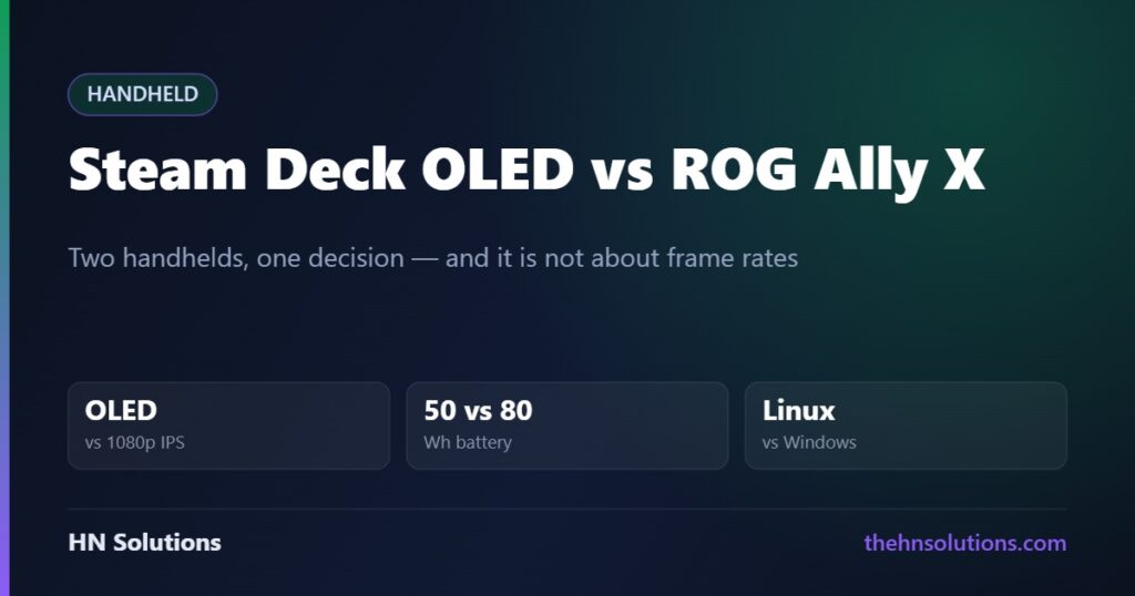 Steam Deck OLED vs ROG Ally X: The Real Decision Is the OS